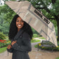 Kwame Nkrumah Umbrella with Raised Fist Design and Independence Quote Ghana 1957 Tribute - African Pride