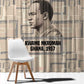 Kwame Nkrumah Window Curtain with Raised Fist Design and Independence Quote Ghana 1957 Tribute - African Pride