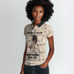 Kwame Nkrumah Women Polo Shirt with Raised Fist Design and Independence Quote Ghana 1957 Tribute - African Pride