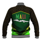 Mali Map Baseball Jacket Vulture in Gliding Flight - African Patterns Design