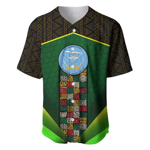 Mali Map Baseball Jersey Vulture in Gliding Flight - African Patterns Design