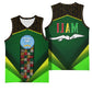 Mali Map Basketball Jersey Vulture in Gliding Flight - African Patterns Design - African Pride