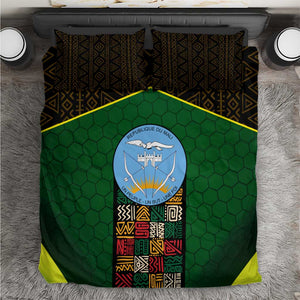 Mali Map Bedding Set Vulture in Gliding Flight - African Patterns Design
