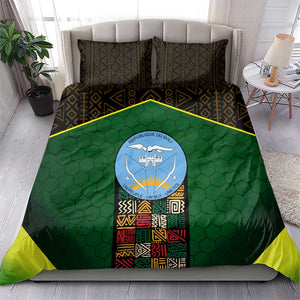 Mali Map Bedding Set Vulture in Gliding Flight - African Patterns Design