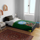 Mali Map Bedding Set Vulture in Gliding Flight - African Patterns Design