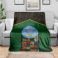 Mali Map Blanket Vulture in Gliding Flight - African Patterns Design