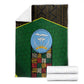 Mali Map Blanket Vulture in Gliding Flight - African Patterns Design