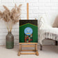 Mali Map Canvas Wall Art Vulture in Gliding Flight - African Patterns Design