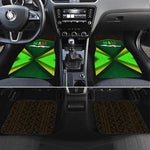 Mali Map Car Mats Vulture in Gliding Flight - African Patterns Design