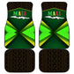 Mali Map Car Mats Vulture in Gliding Flight - African Patterns Design