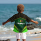 Mali Map Kid Hawaiian Shirt Vulture in Gliding Flight - African Patterns Design
