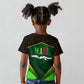 Mali Map Kid T shirt Vulture in Gliding Flight - African Patterns Design