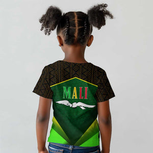 Mali Map Kid T shirt Vulture in Gliding Flight - African Patterns Design