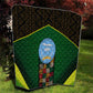 Mali Map Quilt Vulture in Gliding Flight - African Patterns Design