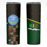 Mali Map Skinny Tumbler Vulture in Gliding Flight - African Patterns Design