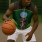 Mali Map Sleeveless Zip Hoodie Vulture in Gliding Flight - African Patterns Design - African Pride
