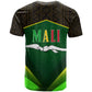 Mali Map T shirt Vulture in Gliding Flight - African Patterns Design