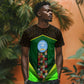 Mali Map T shirt Vulture in Gliding Flight - African Patterns Design