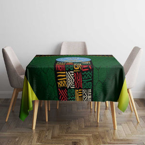 Mali Map Tablecloth Vulture in Gliding Flight - African Patterns Design