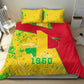 Mali in My Heart Bedding Set Map with National Flag Colors