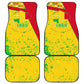 Mali in My Heart Car Mats Map with National Flag Colors