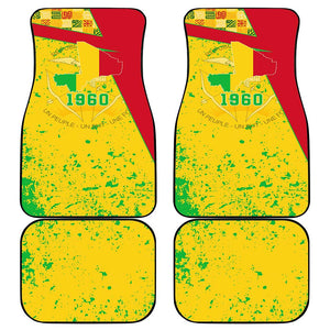 Mali in My Heart Car Mats Map with National Flag Colors