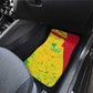 Mali in My Heart Car Mats Map with National Flag Colors