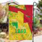 Mali in My Heart Garden Flag Map with National Flag Colors