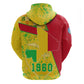 Mali in My Heart Hoodie Map with National Flag Colors