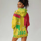 Mali in My Heart Hoodie Dress Map with National Flag Colors
