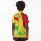 Mali in My Heart Kid Polo Shirt Map with National Flag Colors