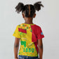 Mali in My Heart Kid T shirt Map with National Flag Colors