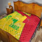 Mali in My Heart Quilt Map with National Flag Colors