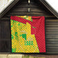 Mali in My Heart Quilt Map with National Flag Colors