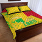 Mali in My Heart Quilt Bed Set Map with National Flag Colors