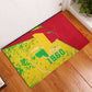 Mali in My Heart Rubber Doormat Map with National Flag Colors