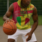 Mali in My Heart Sleeveless Hoodie Map with National Flag Colors - African Pride