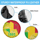 Mali in My Heart Spare Tire Cover Map with National Flag Colors