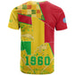 Mali in My Heart T shirt Map with National Flag Colors