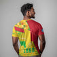 Mali in My Heart T shirt Map with National Flag Colors