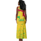 Mali in My Heart Tank Maxi Dress Map with National Flag Colors