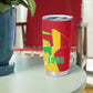 Mali in My Heart Tumbler Cup Map with National Flag Colors