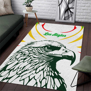 Mali Les Aigles Football Area Rug Eagles Sporty Style
