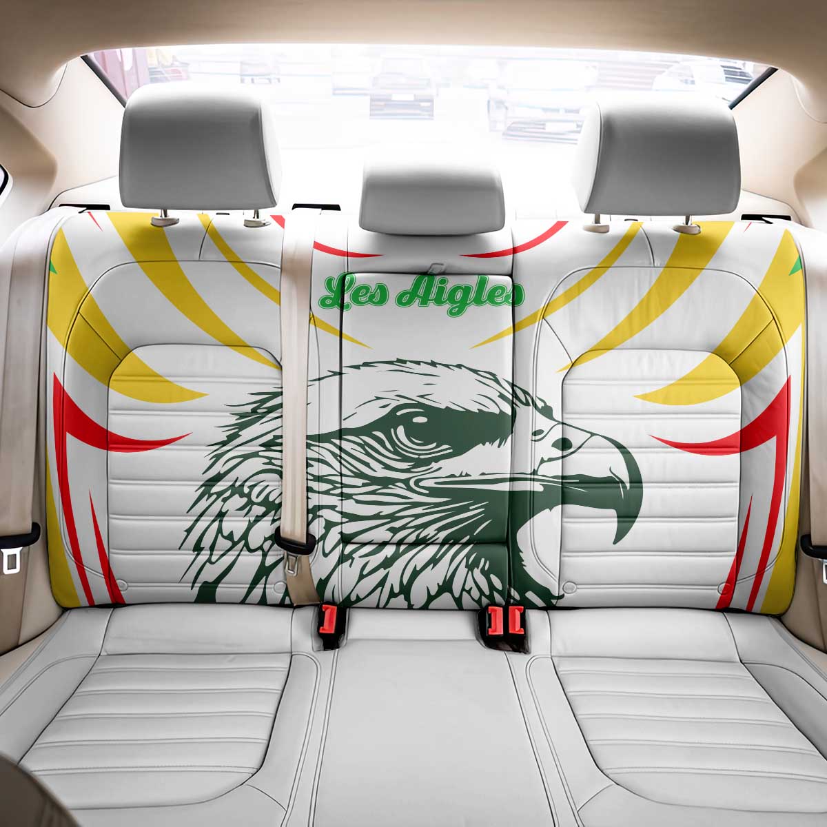 Mali Les Aigles Football Back Car Seat Cover Eagles Sporty Style