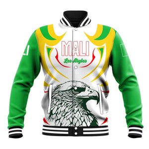 Mali Les Aigles Football Baseball Jacket Eagles Sporty Style