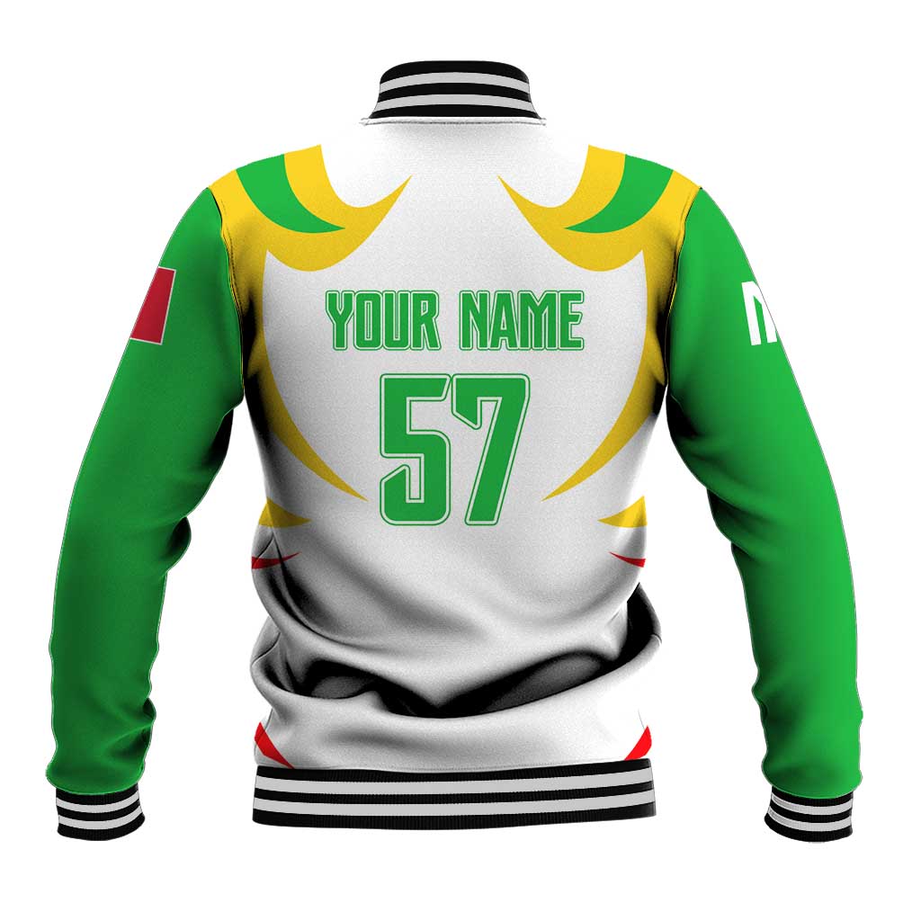 Mali Les Aigles Football Baseball Jacket Eagles Sporty Style