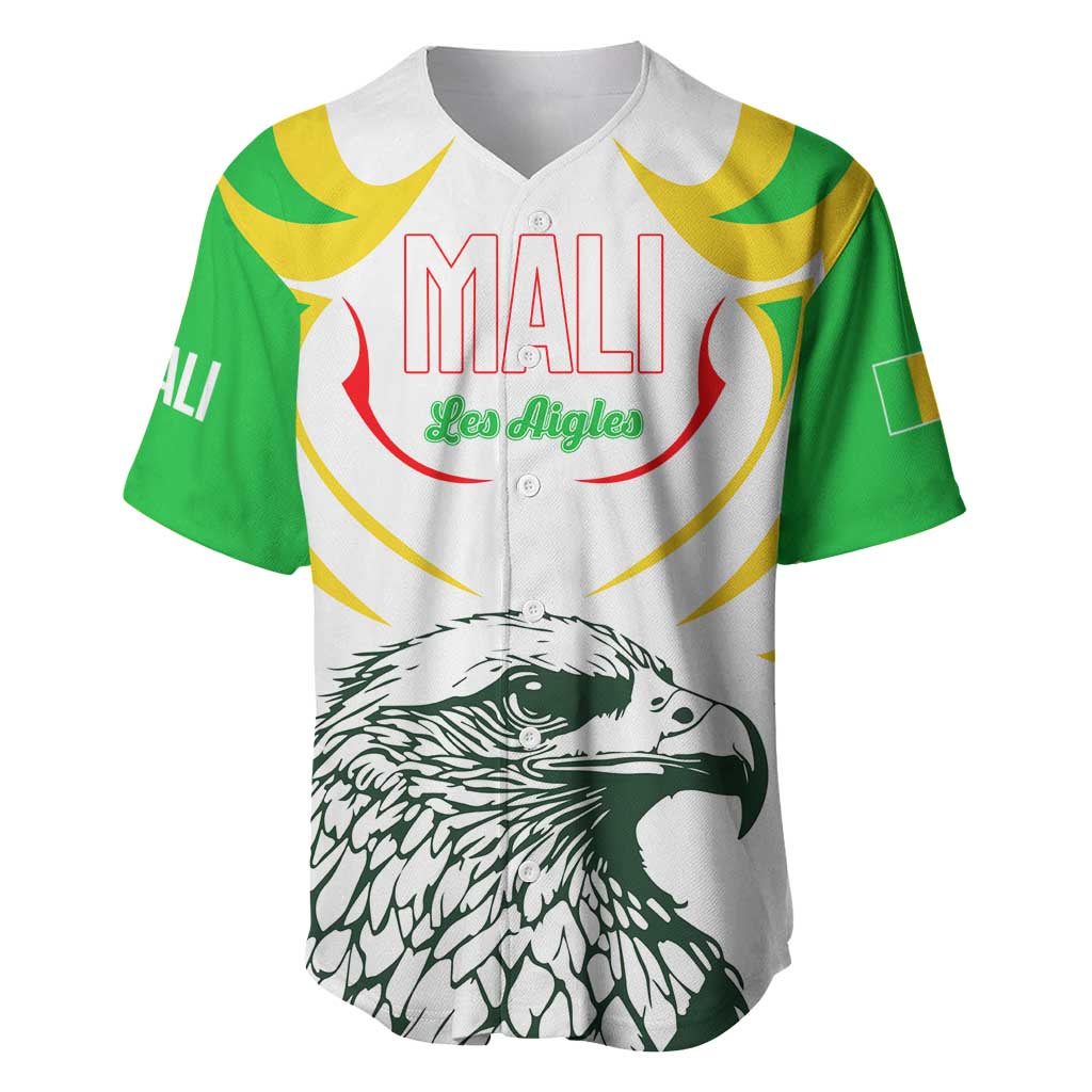 Mali Les Aigles Football Baseball Jersey Eagles Sporty Style