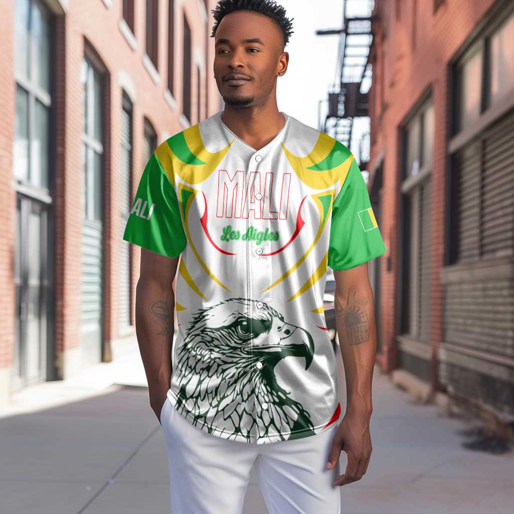 Mali Les Aigles Football Baseball Jersey Eagles Sporty Style