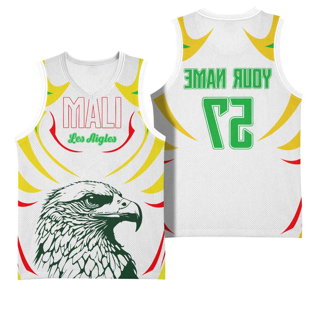 Mali Les Aigles Football Basketball Jersey Eagles Sporty Style - African Pride