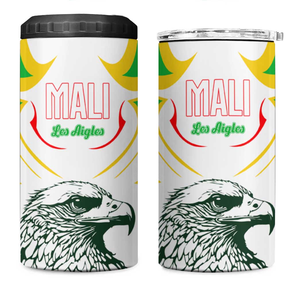 Mali Les Aigles Football 4 in 1 Can Cooler Tumbler Eagles Sporty Style
